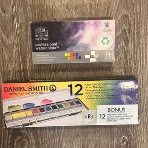 Daniel Smith + Winsor & Newton Professional Watercolor Paint Sets- Paint Bundle